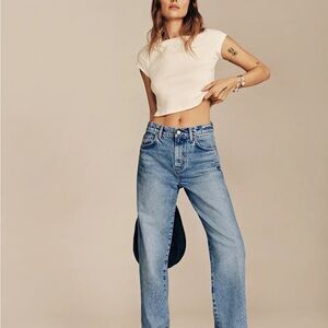 Reformation - Val 90s Mid Rise Straight Jeans, size 29, color Colorado